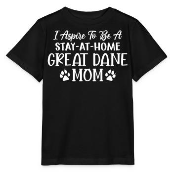 Deutsche Doggen, Deutsche Doggen - Stanley/Stella Kinder T-Shirt MINI CREATOR  - Schwarz - Vorne - Mikhail (115cm)