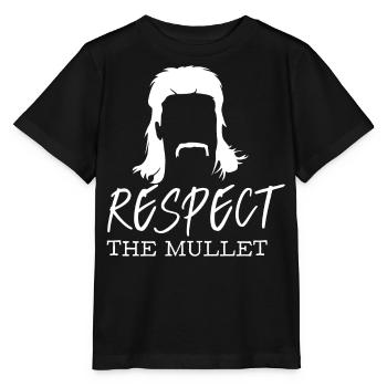 Vokuhila, Vokuhila-Frisur, Frisur, - Stanley/Stella Kinder T-Shirt MINI CREATOR  - Schwarz - Vorne - Mikhail (115cm)