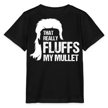 Vokuhila, Vokuhila-Frisur, Frisur, - Stanley/Stella Kinder T-Shirt MINI CREATOR  - Schwarz - Vorne - Mikhail (115cm)