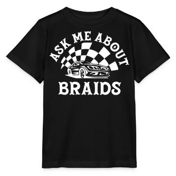 Slot car, slot car racing - Stanley/Stella MINI CREATOR Kids’ T-Shirt - black - Front - Mikhail (115cm)