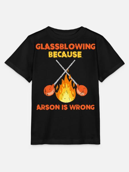 Glasblasen, Aronist, Glasblower, Glasgebläse - Stanley/Stella Kinder T-Shirt MINI CREATOR  - Schwarz
