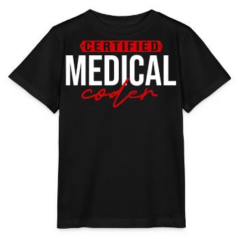 Medical Encoder Medical Programmer - Stanley/Stella MINI CREATOR Kids’ T-Shirt - black - Front - Mikhail (115cm)