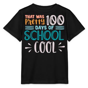 100 days school, 100 days smarter, school - Stanley/Stella MINI CREATOR Kids’ T-Shirt - black - Front - Mikhail (115cm)