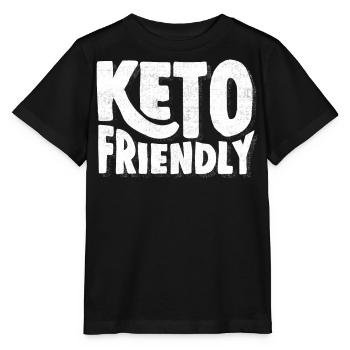 Régime Keto, régime sans glucides, céto - T-shirt bio MINI CREATOR Stanley/Stella Enfant - noir - Devant - Mikhail (115cm)