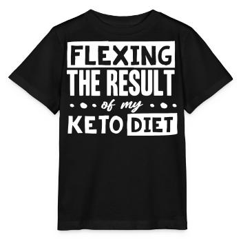 Régime Keto, régime sans glucides, céto - T-shirt bio MINI CREATOR Stanley/Stella Enfant - noir - Devant - Mikhail (115cm)