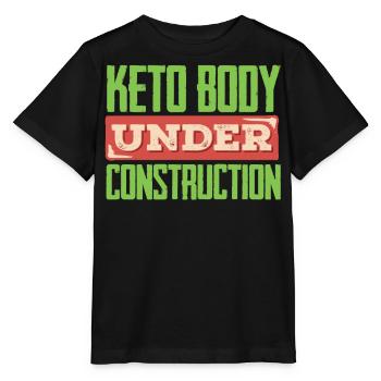 Régime Keto, régime sans glucides, céto - T-shirt bio MINI CREATOR Stanley/Stella Enfant - noir - Devant - Mikhail (115cm)