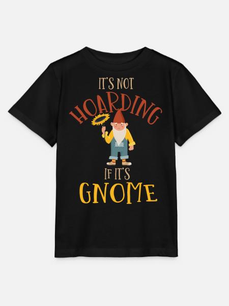 Gnome - Gnomsammeln - Gnome -Sammler - Stanley/Stella Kinder T-Shirt MINI CREATOR  - Schwarz