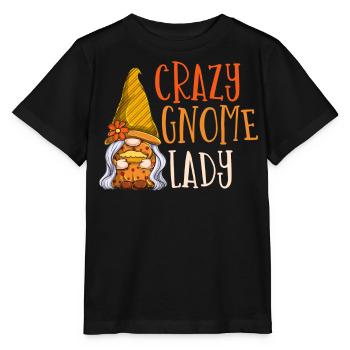 Gnome - Gnome Collecting - Gnome Collector - Stanley/Stella MINI CREATOR Kids’ T-Shirt - black - Front - Mikhail (115cm)
