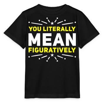 Grammar Police - English Teacher - Stanley/Stella MINI CREATOR Kids’ T-Shirt - black - Front - Mikhail (115cm)
