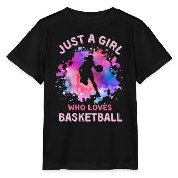Basketball féminin - T-shirt bio MINI CREATOR Stanley/Stella Enfant - noir - Devant - Mikhail (115cm)
