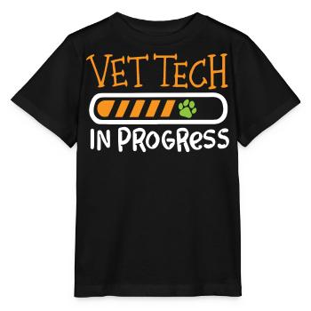 vétérinaire, vétérinaire, vétérinaire - T-shirt bio MINI CREATOR Stanley/Stella Enfant - noir - Devant - Mikhail (115cm)