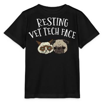 vétérinaire, vétérinaire, vétérinaire - T-shirt bio MINI CREATOR Stanley/Stella Enfant - noir - Devant - Mikhail (115cm)