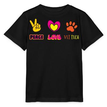 vétérinaire, vétérinaire, vétérinaire - T-shirt bio MINI CREATOR Stanley/Stella Enfant - noir - Devant - Mikhail (115cm)
