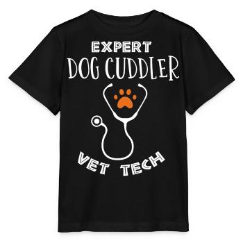 vétérinaire, vétérinaire, vétérinaire - T-shirt bio MINI CREATOR Stanley/Stella Enfant - noir - Devant - Mikhail (115cm)