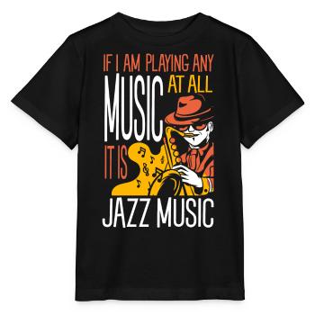 Jazz Music - Jazz Musicians - Stanley/Stella MINI CREATOR Kids’ T-Shirt - black - Front - Mikhail (115cm)