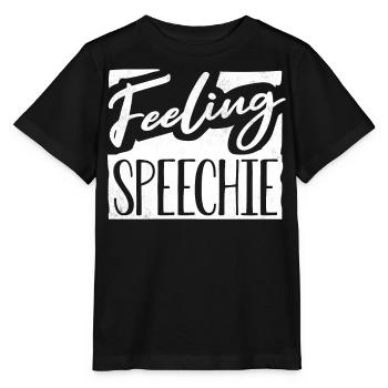 Speech-language pathology, speech-language pathologist - Stanley/Stella MINI CREATOR Kids’ T-Shirt - black - Front - Mikhail (115cm)