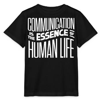 Speech-language pathology, speech-language pathologist - Stanley/Stella MINI CREATOR Kids’ T-Shirt - black - Front - Mikhail (115cm)