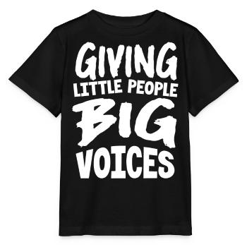 Speech-language pathology, speech-language pathologist - Stanley/Stella MINI CREATOR Kids’ T-Shirt - black - Front - Mikhail (115cm)