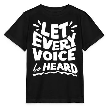 Speech-language pathology, speech-language pathologist - Stanley/Stella MINI CREATOR Kids’ T-Shirt - black - Front - Mikhail (115cm)