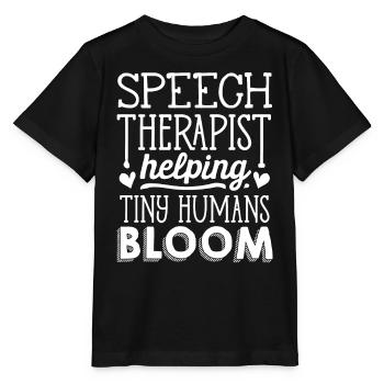 Speech-language pathology, speech-language pathologist - Stanley/Stella MINI CREATOR Kids’ T-Shirt - black - Front - Mikhail (115cm)