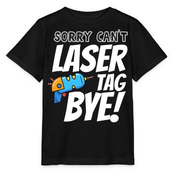 Lasertag, Laser - Stanley/Stella Kinder T-Shirt MINI CREATOR  - Schwarz - Vorne - Mikhail (115cm)
