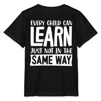 Éducation spécialisée, Éducation spécialisée - T-shirt bio MINI CREATOR Stanley/Stella Enfant - noir - Devant - Mikhail (115cm)