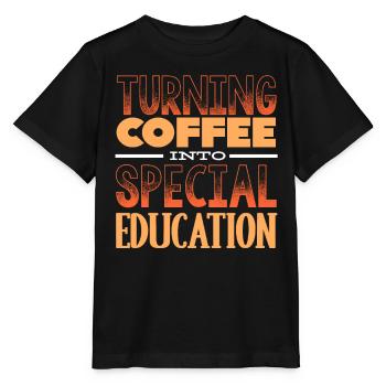 Éducation spécialisée, Éducation spécialisée - T-shirt bio MINI CREATOR Stanley/Stella Enfant - noir - Devant - Mikhail (115cm)