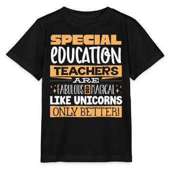 Éducation spécialisée, Éducation spécialisée - T-shirt bio MINI CREATOR Stanley/Stella Enfant - noir - Devant - Mikhail (115cm)