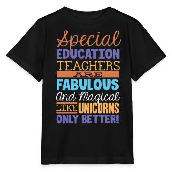 Éducation spécialisée, Éducation spécialisée - T-shirt bio MINI CREATOR Stanley/Stella Enfant - noir - Devant - Mikhail (115cm)