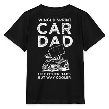 Courses de voitures de sprint, voitures de sprint, courses sur piste de terre - T-shirt bio MINI CREATOR Stanley/Stella Enfant - noir - Devant - Mikhail (115cm)