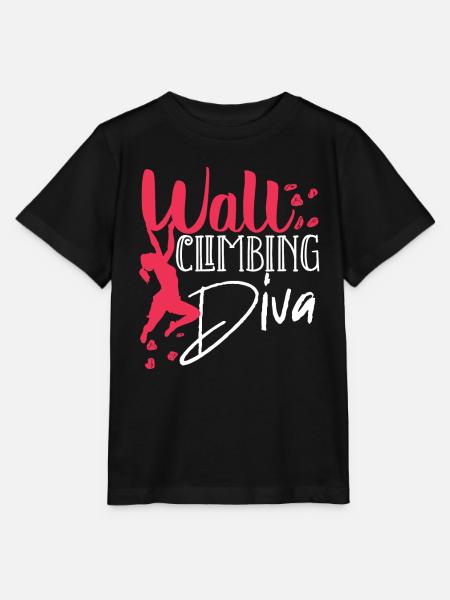 Wandkletterer, Wandklettern - Stanley/Stella Kinder T-Shirt MINI CREATOR - Schwarz