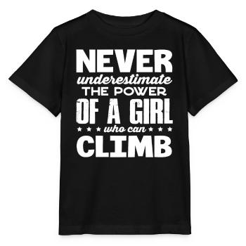 Wall climbers, wall climbers - Stanley/Stella MINI CREATOR Kids’ T-Shirt - black - Front - Mikhail (115cm)