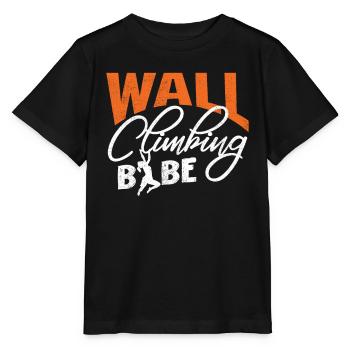 Wall climbers, wall climbers - Stanley/Stella MINI CREATOR Kids’ T-Shirt - black - Front - Mikhail (115cm)
