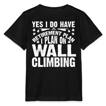 Wall climbers, wall climbers - Stanley/Stella MINI CREATOR Kids’ T-Shirt - black - Front - Mikhail (115cm)