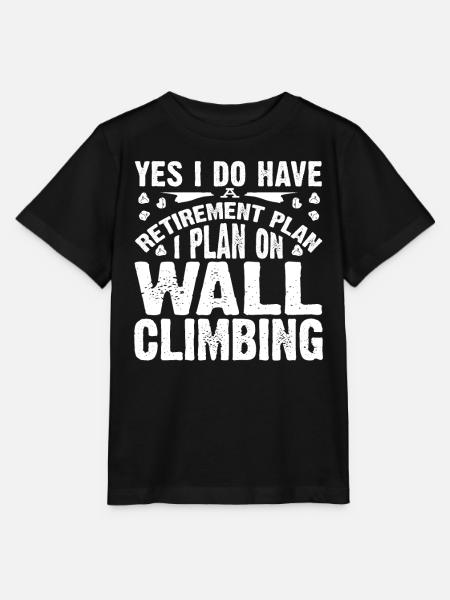 Wandkletterer, Wandklettern - Stanley/Stella Kinder T-Shirt MINI CREATOR - Schwarz