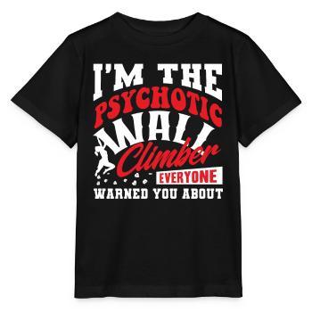 Wall climbers, wall climbers - Stanley/Stella MINI CREATOR Kids’ T-Shirt - black - Front - Mikhail (115cm)