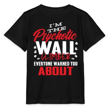 Wall climbers, wall climbers - Stanley/Stella MINI CREATOR Kids’ T-Shirt - black - Front - Mikhail (115cm)