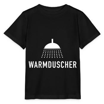 Douche chaude - T-shirt bio MINI CREATOR Stanley/Stella Enfant - noir - Devant - Mikhail (115cm)