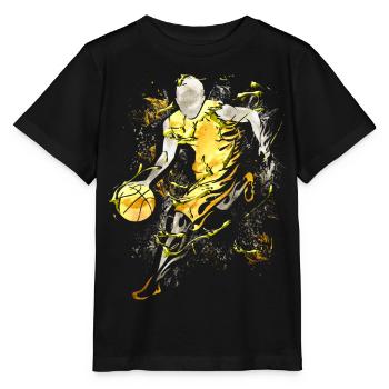 Basketball - Basketball Players - Basketball Players - Stanley/Stella MINI CREATOR Kids’ T-Shirt - black - Front - Mikhail (115cm)