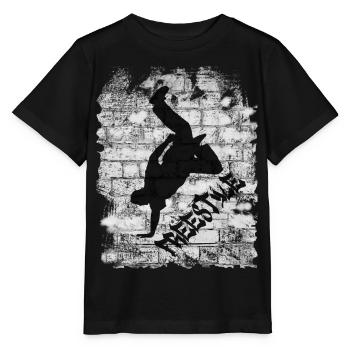 Freestyle - Stanley/Stella Kinder T-Shirt MINI CREATOR  - Schwarz - Vorne - Mikhail (115cm)