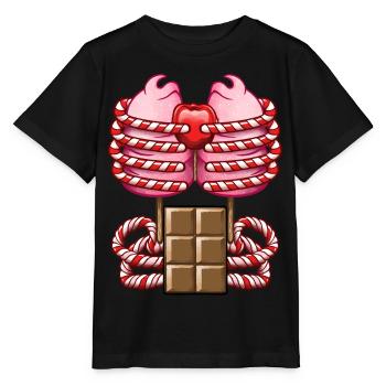 Organes en sucre - T-shirt bio MINI CREATOR Stanley/Stella Enfant - noir - Devant - Mikhail (115cm)