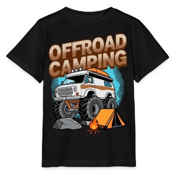 Off-road kamperen - Stanley/Stella Kinder-T-shirt MINI CREATOR  - zwart - Voor - Mikhail (115cm)