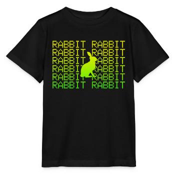 Lièvre - T-shirt bio MINI CREATOR Stanley/Stella Enfant - noir - Devant - Mikhail (115cm)