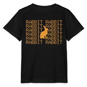 Lièvre - T-shirt bio MINI CREATOR Stanley/Stella Enfant - noir - Devant - Mikhail (115cm)