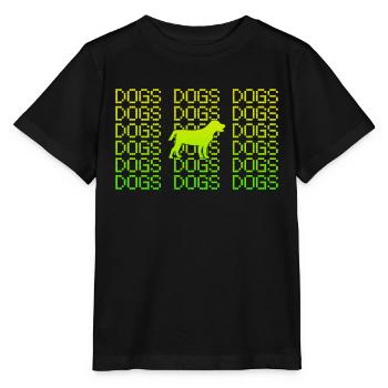 Canine - T-shirt bio MINI CREATOR Stanley/Stella Enfant - noir - Devant - Mikhail (115cm)