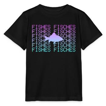 Pisces - Stanley/Stella MINI CREATOR Kids’ T-Shirt - black - Front - Mikhail (115cm)