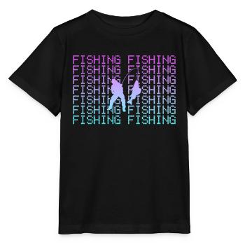 Angling - Stanley/Stella MINI CREATOR Kids’ T-Shirt - black - Front - Mikhail (115cm)