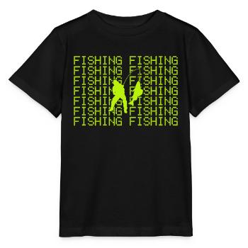 Angling - Stanley/Stella MINI CREATOR Kids’ T-Shirt - black - Front - Mikhail (115cm)