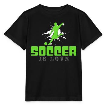 Football - T-shirt bio MINI CREATOR Stanley/Stella Enfant - noir - Devant - Mikhail (115cm)