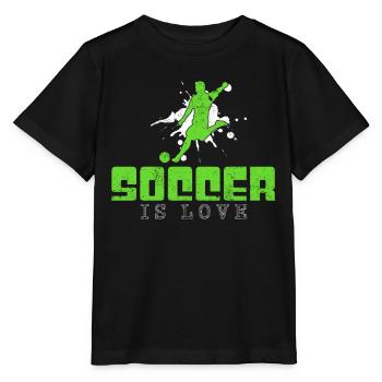 Dicton du football - T-shirt bio MINI CREATOR Stanley/Stella Enfant - noir - Devant - Mikhail (115cm)